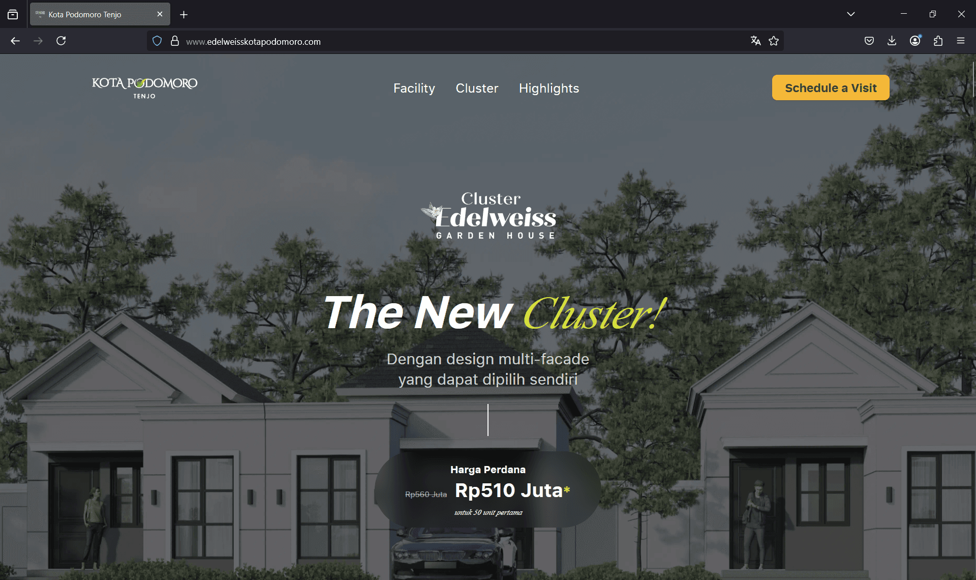 Property Sales Landing Page